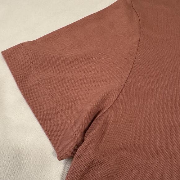 Theory Pink Mauve Polo Medium Immaculate $125 - Picture 3 of 7